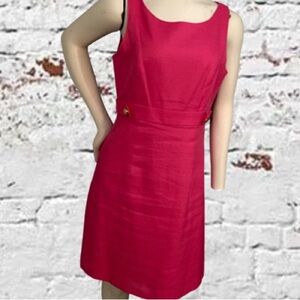 Jessica Howard, Hot Pink, Linen/Cotton Mini, Sz 10